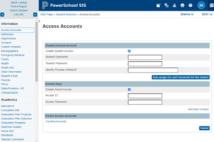 How to Create an Access ID and Password in PowerSchool SIS | Cortevo ...